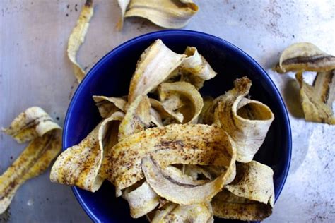 Baked Ribbon Plantain Chips What Great Grandma Ate