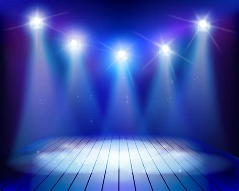 Stage And Spotlights Vector Background 01 Free Download