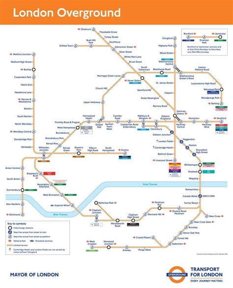 London Overground Network Map London Overground London Station Map