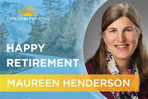 Happy Retirement Maureen Twin Cities Pain Clinic