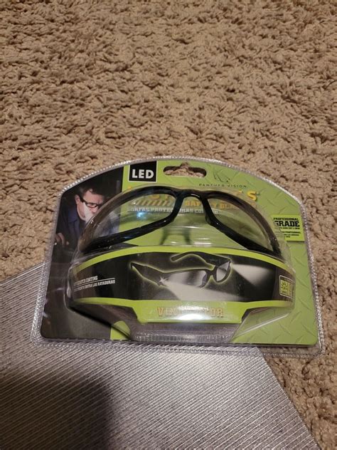 Panther Vision Lightspecs Vindicator Plastic Anti Fog Safety Glasses Flashlight 811465005635 Ebay