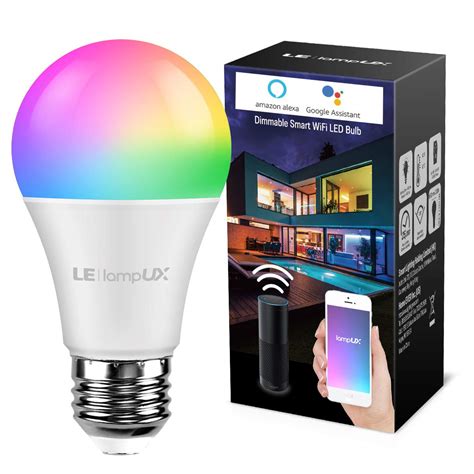 Smart Led Light Bulbs Lampux Wifi Bulbs Compatible With