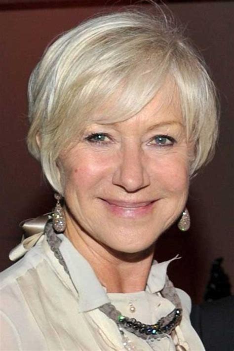 Short haircuts for older ladies with fine hair, all kinds of pixie bob and lob hairstyles are ideal for hair that becomes thin and loose as it ages. 15 Collection of Bob Hairstyles For Old Women With Thin Hair
