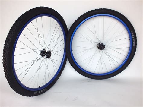 NEW COLORED MOUNTAIN BIKE WHEELS 29ER 29" DISC WITH TIRES FAN29SPT | eBay