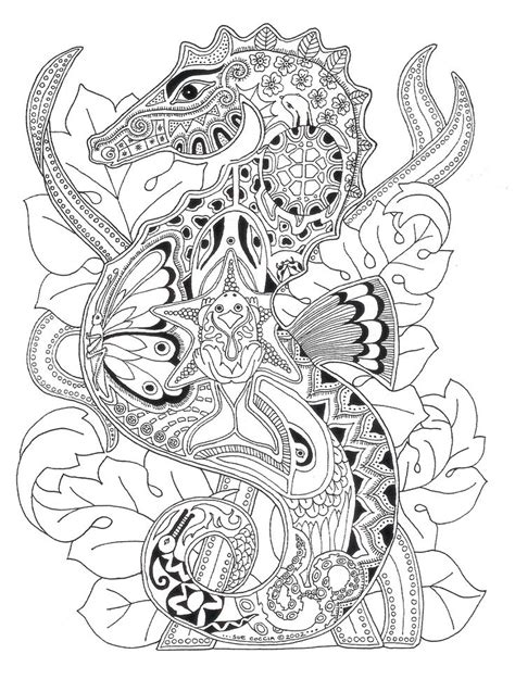Coloring Pages Adult Sea Creatures
