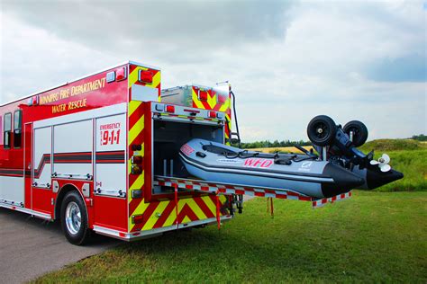 Brand New Water Rescue Vehicles Designed Specially For Winnipeg Fire