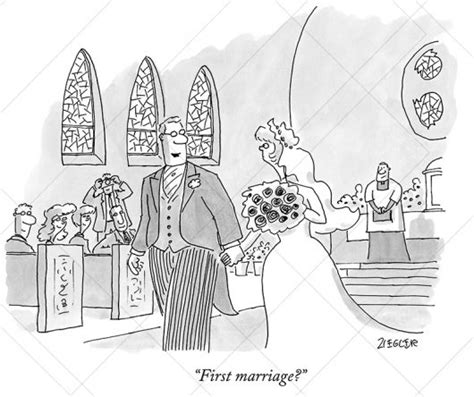 First Marriage Jack Ziegler New Yorker Cartoonist