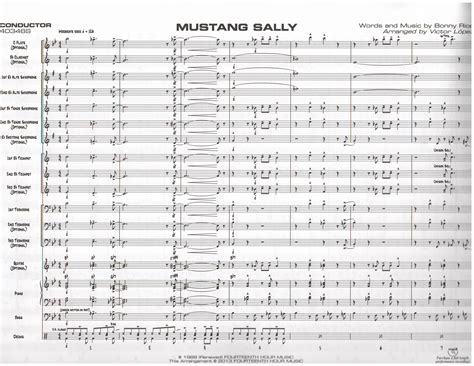 Mustang Sally Flexible Instrumentation Jazz Ensemble Big Band
