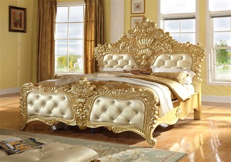 We did not find results for: Nathalia Traditional Gold Baroque King Bed w/ Crystal Tufted Upholstery