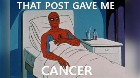 Spider Man 1967 That Post Gave Me Cancer Meme Original Video Youtube