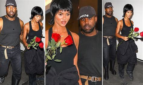 kanye west 45 enjoys romantic date night with model juliana nalu 24 in beverly hills the