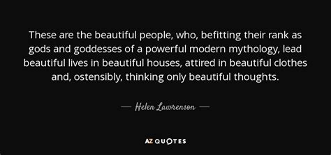 Helen Lawrenson Quote These Are The Beautiful People Who Befitting