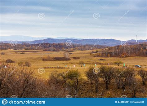Colorful Autumn In Bashang Xiaoguishan Scenic Spot Stock Image Image