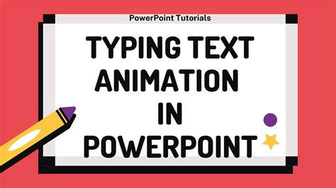 How To Create Typing Text Animation In Powerpoint Youtube