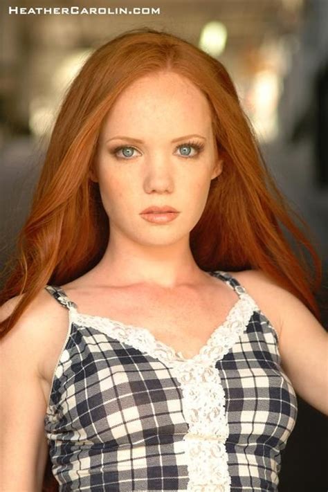 Heather Carolin Beautiful Redhead American Beauty Redheads