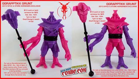 Four Horsemen Reveal Nycc Power Lords Ggrapptikk Grunts Exclusives