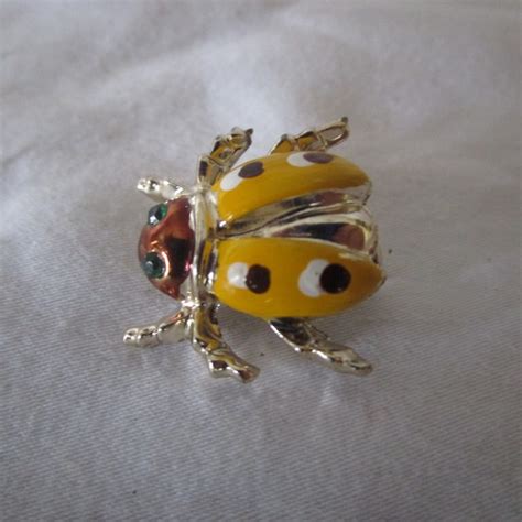 Ladybug Enamel Pin Etsy