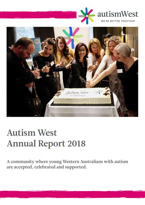 Release Of The 2018 Autism West Annual Report Spectrum Space Inc
