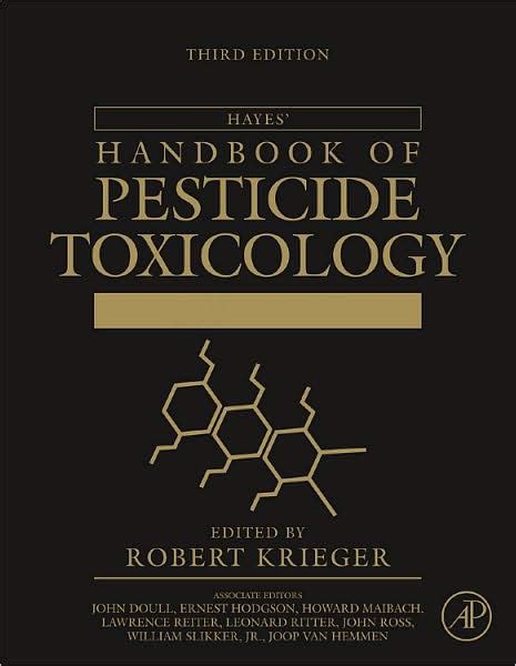 Hayes Handbook Of Pesticide Toxicology By Elsevier Science Nook Book