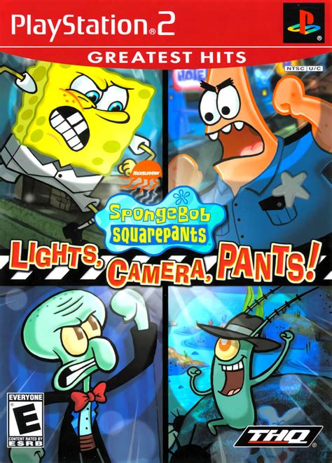 Spongebob Lights Camera Pants Ps2 Greatest Hits By Sonicloud1213 On