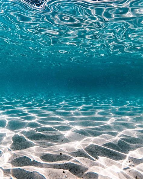 Beautiful Underwater Ocean Reflection Print Underwater Underwater