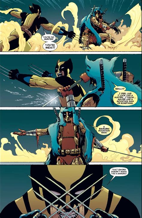 Deadpool Wears Beast And Fights Wolverine Deadpool Kills The Marvel