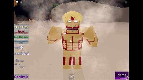 Roblox How To Get Broken Armored Titan And All Forms Cart Titan Aot