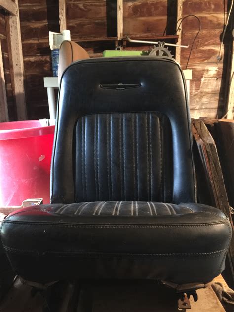 1966 Thunderbird Original Leather Bucket Seats Ford Truck Enthusiasts