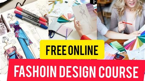 Free Online Fashion Design Course Learn At Home Fashion Design Youtube