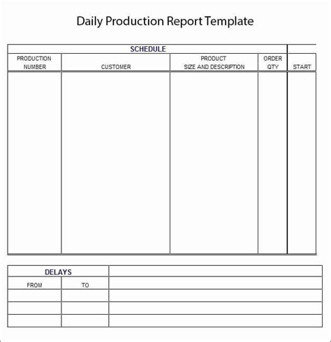 Daily Production Report Template Excel Beautiful 10 Daily Report