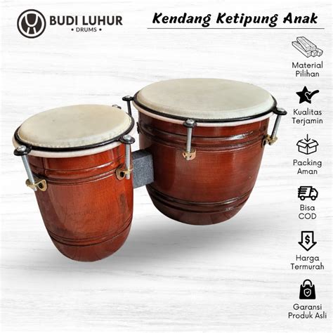 Jual Gendang Kendang Ketipung Alat Musik Dangdut Anak Mainan