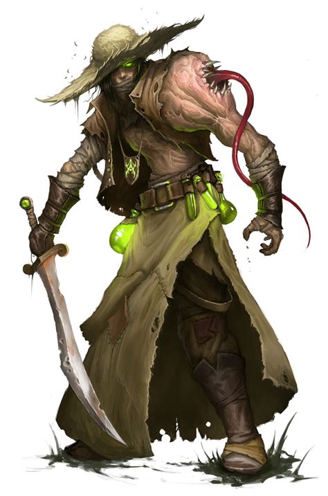 Rpg Alchemist Fantasy Monster Fantasy Creatures Pathfinder
