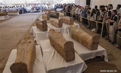 Egypt Unveils 30 Newly Discovered 3000 Year Old Wooden Coffins