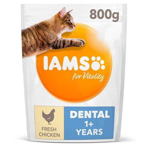 Eleven of these amino acids are synthesized naturally, the remaining eleven are consumed. IAMS for Vitality Dental Care Cat Food with Fresh Chicken ...