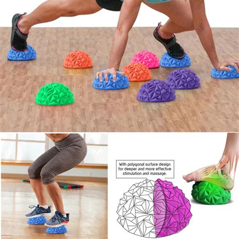 New Massager Spiky Massage Ball Pvc Foot Trigger Point Stress Relief