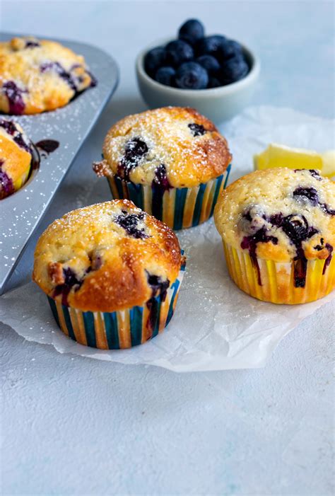 Lemon Blueberry Muffins Quick And Easy Recipe