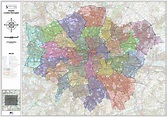 Greater London Boroughs Map – NEW Version – UK Map Centre