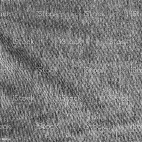 Grey Fabric Texture With Delicate Striped Pattern Stock Photo