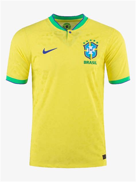 Nike Dri Fit Brazil 202223 Stadium Home Football Shirt Sustainable