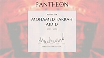 Mohamed Farrah Aidid Biography - Somali warlord (1934–1996) | Pantheon