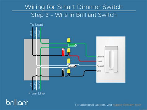Smart Dimmer Switch Single Pole Wiring Guide Brilliant Support