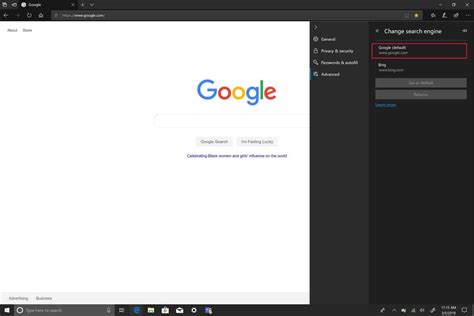 As a result, results from searches you conduct from the microsoft edge address bar will use google. How to change the default search engine in Microsoft Edge ...