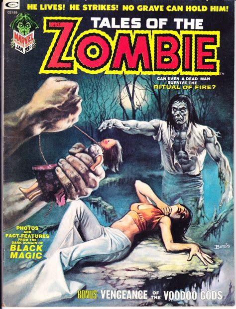 Tales Of The Zombie 3 Horror Magazines 1974 Marvel Comics Vf 80