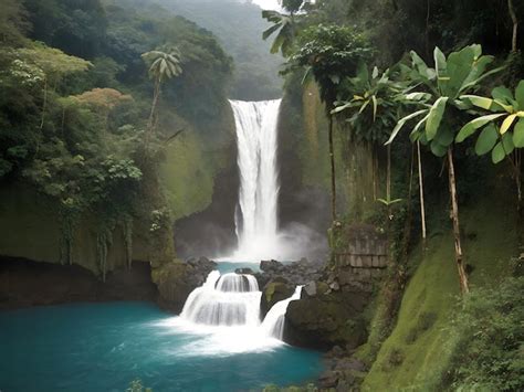 Cascade Du Costa Rica Joyau De La Jungle Au Milieu De La Nature