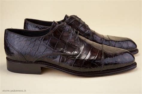 Alligator Leather Lace Up Shoes Wear Pakerson Luxury Creations