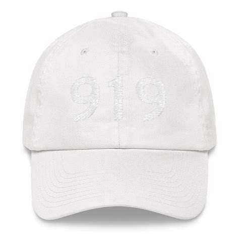 919 Area Code Dad Hat Raleigh Durham Chapel Hill Etsy