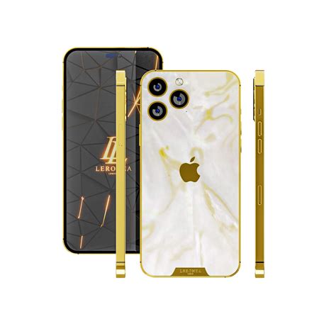 New Luxury 24k Gold Iphone 14 Pro And 14 Pro Max Full Mother Of Pearl