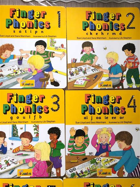 Jolly Phonics Finger Phonics Book 1 7 Hobbies And Toys Books