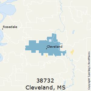 This zip code map of mississippi is laminated on both sides using 3 mil hot process. Best Places to Live in Cleveland (zip 38732), Mississippi