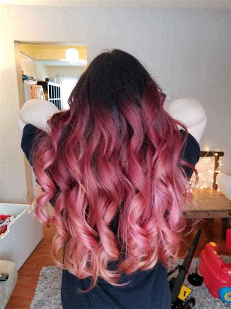 Hair Color Crazy Ombre Rose Gold Fresh Hair Color Crazy Ombre Rose